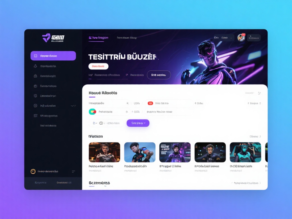 此外，支持多种语言的导航栏让不同国家的电竞玩家都能