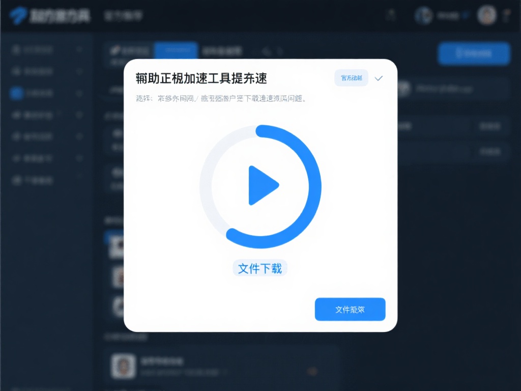 借助正规加速工具提高速度
很多用户可能会遇到下载